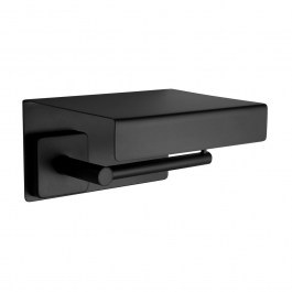 Χαρτοθήκη Κλειστή Quattro 449355 16,5x13x9cm Black Mat Karag BLACK MAT