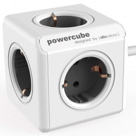 Πολύπριζο PowerCube 1306GY/DEEXPC Original Extended 5 Θέσεων Με Καλώδιο 1,5m Grey Allocacoc GREY