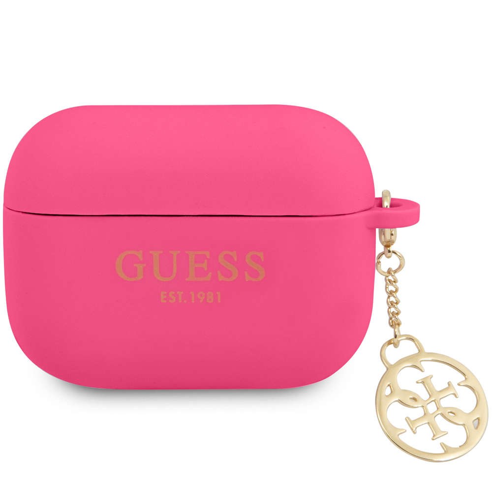 Θήκη Προστασίας Apple Airpods Pro Printed Gold Logo GUAPLSC4EF Fuschia Guess