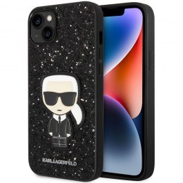 Θήκη Προστασίας Glitter Flakes KLHCP14MGFKPK iPhone 14 Plus Black Karl Lagerfeld BLACK