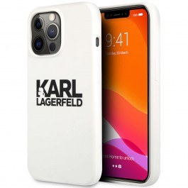 Θήκη Προστασίας Σκληρή Stack Logo KLHCP13LSLKLWH iPhone 13 Pro White Karl Lagerfeld WHITE