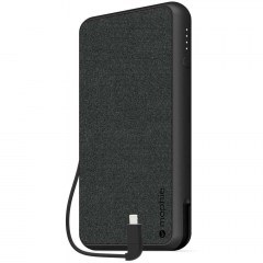 Powerbank Με Καλώδιο Micro-USB/Lightning Powerstation Plus XL 10k 401101678 Black Mophie