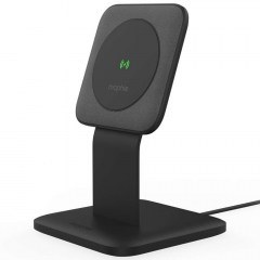 Μαγνητικός Φορτιστής 15W Με Ενσωματωμένο Αντάπτορα & Υποστήριξη Qi & MagSafe 401307934 Black Mophie