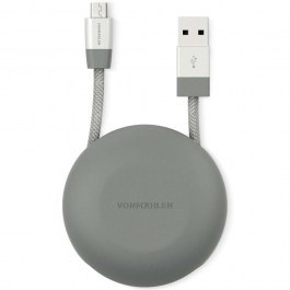 Καλώδιο Δεδομένων E070P0014 Usb-A To Microusb Silver Vonmählen SILVER