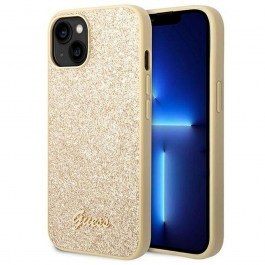 Θήκη Προστασίας iphone 14 Plus Vintage Script Logo GUHCP14MHGGSHD Gold-Glitter Guess GOLD-GLITTER