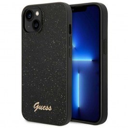 Θήκη Προστασίας iphone 14 Plus Vintage Script Logo GUHCP14MHGGSHK Black-Glitter Guess BLACK-GLITTER
