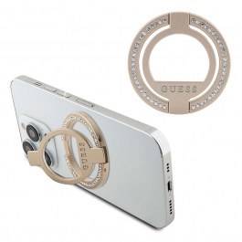 Pop Holder Δαχτυλίδι MagSafe GUMRSALDGD Μοντέρνο Για Smartphone Με Στρας Gold Guess GOLD