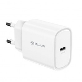 Οικιακός Φορτιστής TLL151421 USB-C με PD 3.0 PD3.0 20W White Tellur WHITE