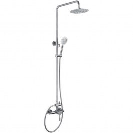 Bathroom Faucet With Column Satina 20-3190 Ss304 Complete Satin Gloria SATIN