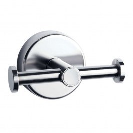Double Bath Hook Moderno 2222 7,5x4,5x6cm Chrome Karag CHROME