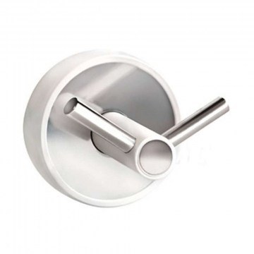 Άγκιστρο Μπάνιου Διπλό Optimo 6202 99 6x6x5,2cm White-Chrome Karag