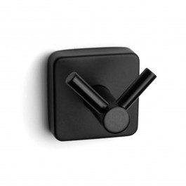 Double Bath Hook Quattro 4202 55 6x6x5,2cm Black Karag BLACK