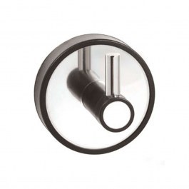 Άγκιστρο Μπάνιου Μονό Optimo 6209 5,2x5,5x6cm Black-Chrome Karag BLACK-CHROME