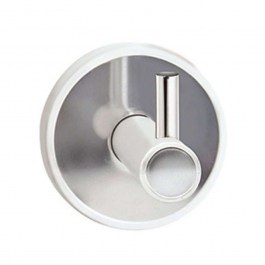 Άγκιστρο Μπάνιου Μονό Optimo 6209 99 5,2x5,5x6cm White-Chrome Karag WHITE-CHROME