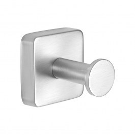 Bathroom Single Hook Quattro 420199 5,5x5,5x5,2cm Satin Karag SATIN