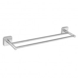 Double Towel Hanger Quattro 425299 50x11,5x5,5cm Satin Karag SATIN