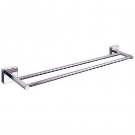 Κρεμάστρα Πετσέτας Διπλή Quattro 4262 60cm Chrome Karag CHROME