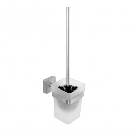 Toilet Brush Wall-Mounted Quattro 470199 17x11x37cm Satin Karag SATIN