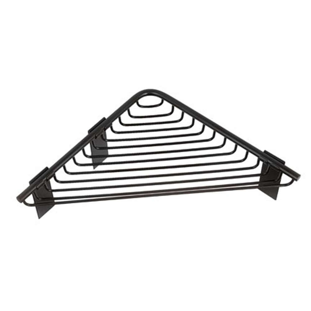 Γωνιακή Ραφιέρα Μπάνιου Reti 9636 55 21x21cm Black Karag