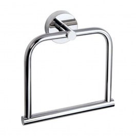 Κρεμάστρα Πετσέτας Κρίκος Uno 1224 18x5,2x19cm Chrome Karag CHROME