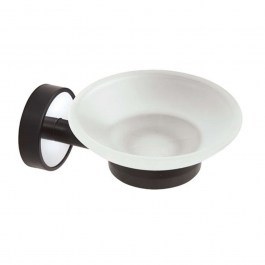 Σαπουνοθήκη Γυάλινη Optimo 6301 Black Karag BLACK