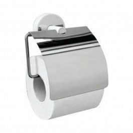 Toilet Paper Base Closed Optimo 640399 White-Chrome Karag WHITE-CHROME