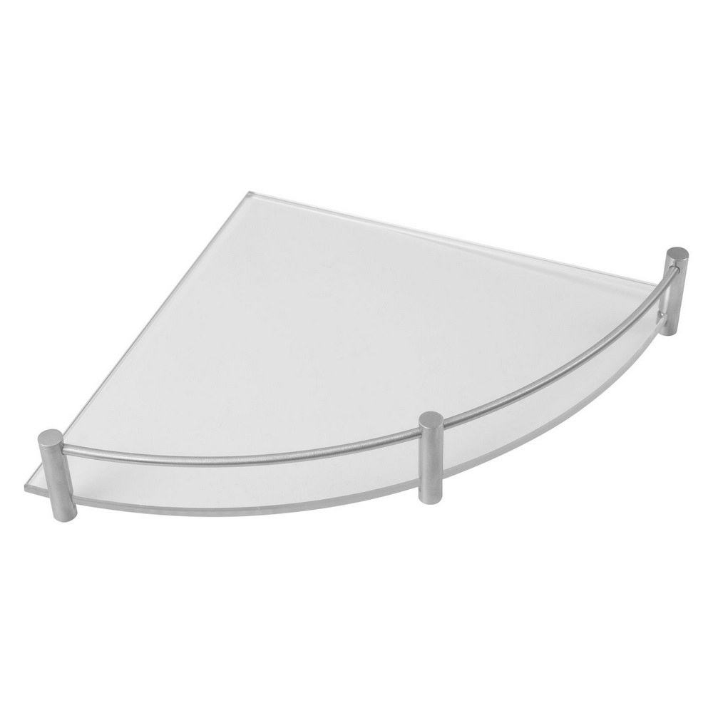 Ραφιέρα Μπάνιου Διάφανη Mensole 062299 20x20cm Satine-Clear Karag