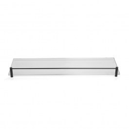 Ραφιέρα Μπάνιου Ματ Mensole 0644-0955 40x10x4cm Black-Clear Karag BLACK-CLEAR