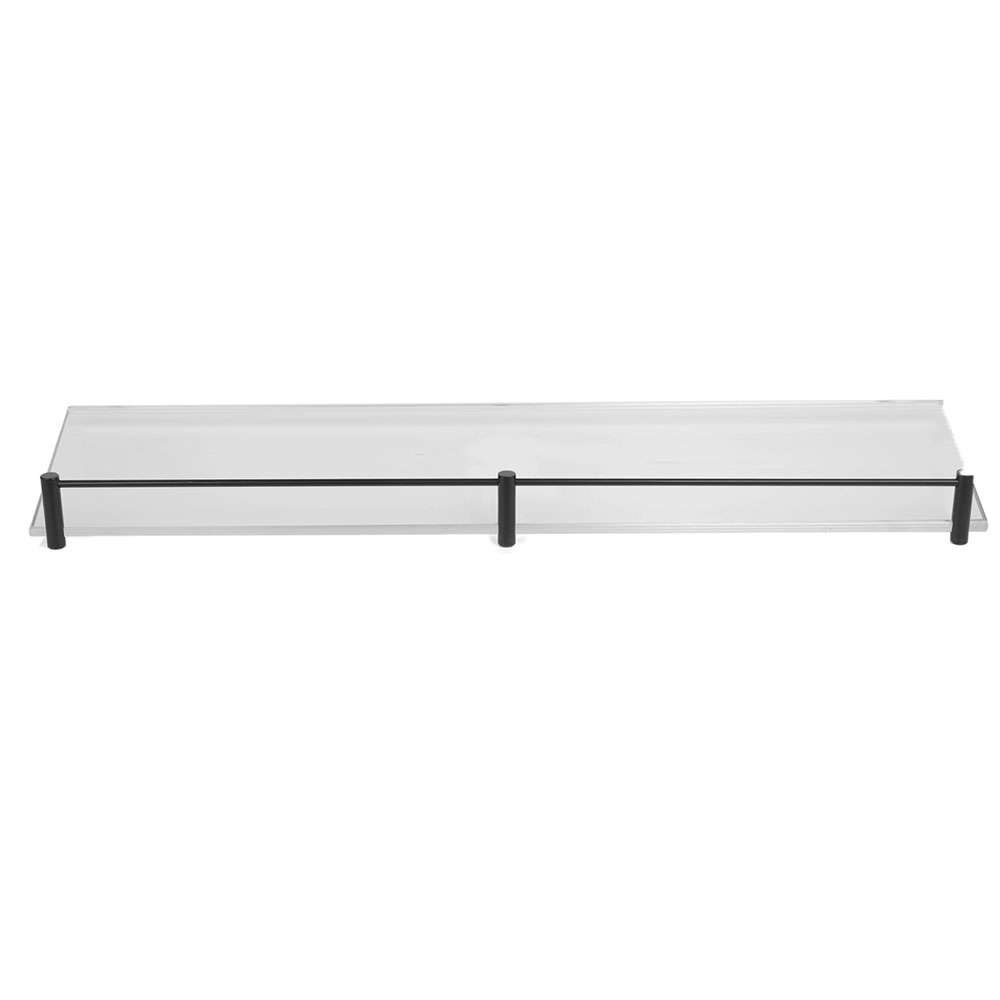 Εταζέρα Γυάλινη Mensole 06559955 50cm Black Mat Karag