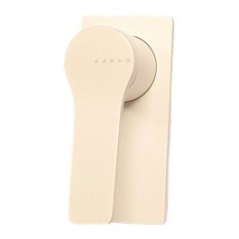 Mixed Single Shower Andare WNX348A73Ph White Mat Karag WHITE MAT