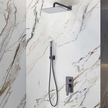 Battery Set Built-in Shower Lea S05022GM Gan Metal Karag