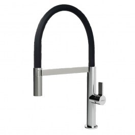 Μπαταρία Κουζίνας Wave MIKWAVCR Chrome-Black Elleci BLACK-CHROME