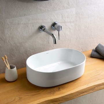 Countertop Basin LY 3281 46x31x14cm White Karag