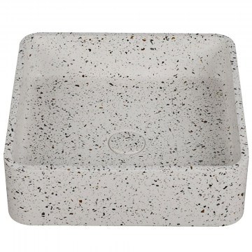 Countertop Basin With Valve Ira CS-0009-E3 39x39x12cm Stracciatella Karag