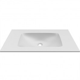 Νιπτήρας Ένθετος Επίπλου Deciso 120 BDDEC120WH 120,5x46x12cm White Karag WHITE
