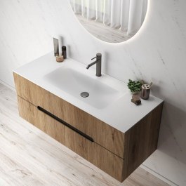 Inset Basin Furniture Anim 60 BDVIV060WH46 60,5x46,5x12cm White Karag WHITE