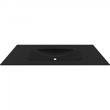 Inset Basin Furniture Single Anim 120 BDVIV120BK46 120,5x46,5x12cm Black Karag