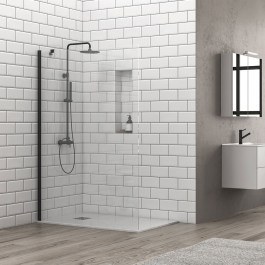Πάνελ Ντουζιέρας Σταθερό S 28F Alto S28FH90-NC Clear-Black Karag CLEAR-BLACK
