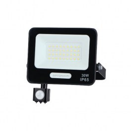 Projector Led MTN-158541 With Sensor PIR SMD 30W 6000K 2700lm IP65 15,9x17,8x3cm Black Metanor BLACK