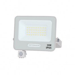 Προβολέας Led MTN-158451 Με Αισθητήρα PIR SMD 30W 3000K 2700lm IP65 15,9x17,8x3cm White Metanor WHITE