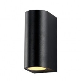 Wall Light - Spot MTN-74371 Circular 2xGU10 IP54 6,8x9,2x15cm Black Metanor BLACK