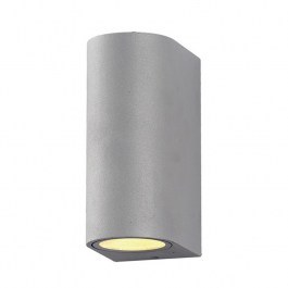 Wall Light - Spot MTN-74391 Circular 2xGU10 IP54 6,8x9,2x15cm Grey Metanor GREY