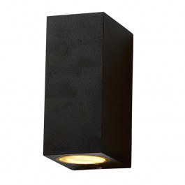 Wall Light - Spot MTN-74401 2xGU10 Square IP54 6,8x9,2x15cm Black Metanor BLACK