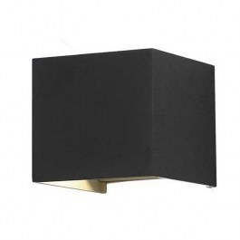 Wall Light MTN-74521 Led Epistar Chip 6W 3000Κ 660lm 10x10x10cm Black Metanor BLACK