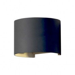 Wall Light MTN-74671 Led Epistar Chip 6W 4000Κ 660lm IP54 14x10cm Black Metanor BLACK