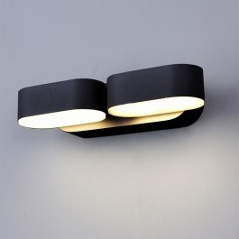 Wall Light Epistar MTN-74821 Led 12W 3000K 1320lm IP54 22,1x9,6x5,4cm Black Metanor BLACK