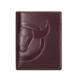 Δερμάτινο Ανδρικό Πορτοφόλι QB0203-V 12x1,5x9,5cm Brown Bull Captain BROWN