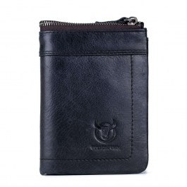 Δερμάτινο Ανδρικό Πορτοφόλι QB-051 13x3x9cm Black Bull Captain BLACK