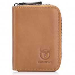 Δερμάτινο Ανδρικό Πορτοφόλι Καρτοθήκη KB-05 0,1Lt 10,5x2,5x8,5cm Light Brown Bull Captain LIGHT BROWN