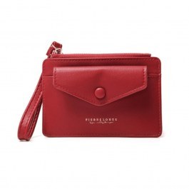 Πορτοφόλι Γυναικείο PL19-78 14x1,5x10cm Red Pierre Loues RED